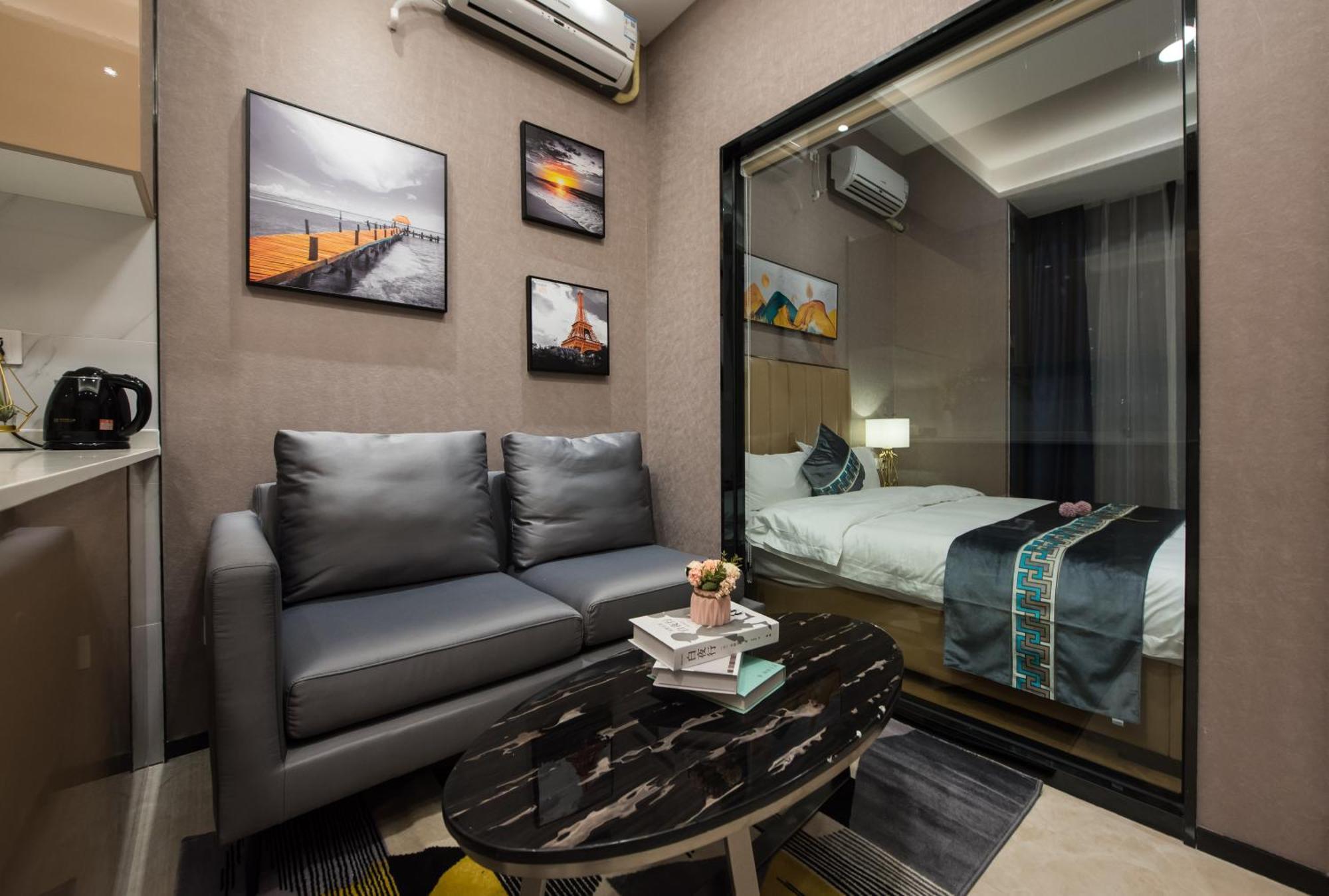 Gepai Executive Apartment - Shenzhen Futian Convention And Exhibition Center Extérieur photo